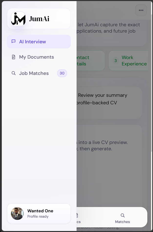 JumAi app preview